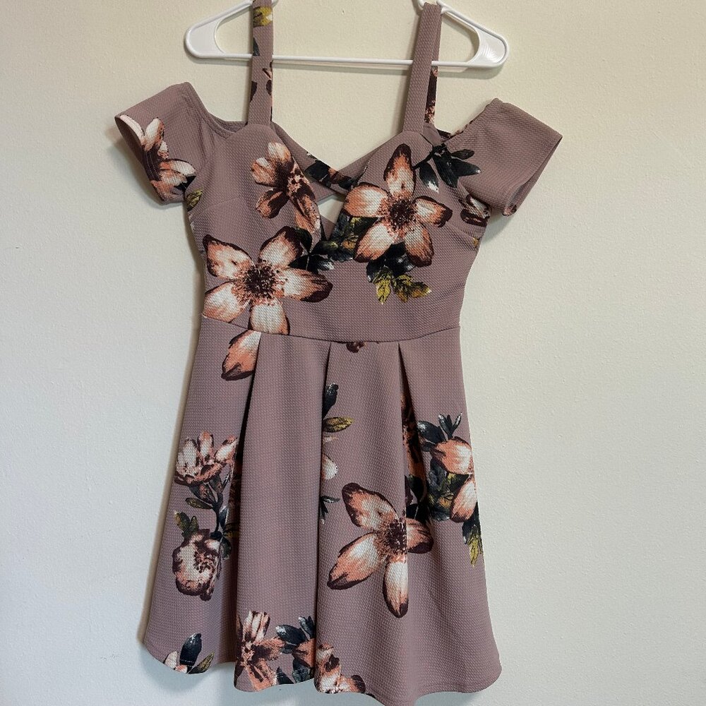 Mine Mini Dress Light Purple Floral